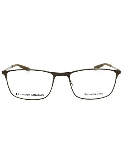 Under Armour Ua 5015/g Eyeglasses In Grey Brown/clear Demo Lens