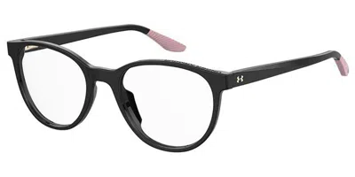 Under Armour Ua 5020 Women's Glasses, Black, Size 50