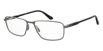 Under Armour Ua 5034/g Asian Fit 5mo Men's Glasses Grey Size 56 - Free Lenses - Blue Light Block Available In Matte Ruthenium Grey