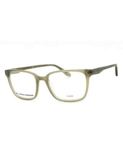 Under Armour Ua 5035 Rectangular Unisex Eyeglasses In Green