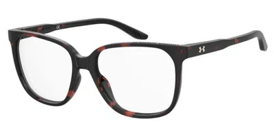 Under Armour Ua 5045 Women's Glasses, Tortoiseshell, Size 54 In Red