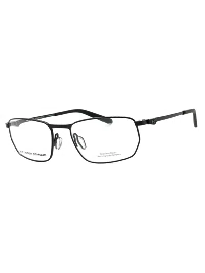 Under Armour Ua 5046/g Oval Eyeglasses In 0003 00 - Mtt Black/clear Demo Lens