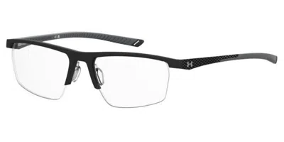 Under Armour Ua 5060/g Asian Fit 08a Men's Glasses Black Size 56 - Free Lenses - Blue Light Block Available In Metallic
