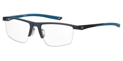 Under Armour Ua 5060/g Asian Fit 09v Men's Glasses Blue Size 56 - Free Lenses - Blue Light Block Available In Green
