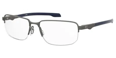 Under Armour Ua 5062/g Asian Fit Men's Glasses, Silver, Size 57
