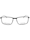 Under Armour Rectangle-frame Glasses In Matte Black / Clear Demo Lens