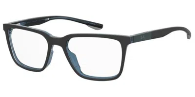 Under Armour Ua 5087 8yw Occhiali Da Vista Neri Per Uomo (solo Montatura) In Black On Transparent Blue