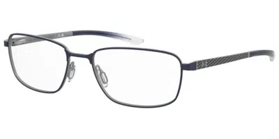Under Armour Ua 5089/g Vestibilità Orientale Dty Occhiali Da Vista Blu Per Uomo (solo Montatura) In Dark Blue On Dark Ruthenium Silver