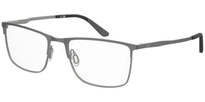 Under Armour Ua 5097xl/g Vestibilità Orientale R80 Occhiali Da Vista Argentati Per Uomo (solo Montatura) In Black