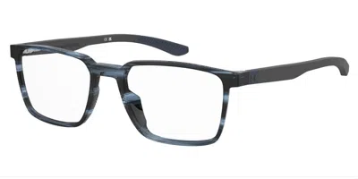Under Armour Ua 5112 Men's Glasses, Blue, Size 56 In Blue Grey Horn