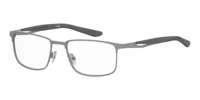Under Armour Ua 5128/g Asian Fit Men's Glasses, Silver, Size 55 In Matte Ruthenium Silver