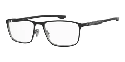 Under Armour Ua 5131/g Asian Fit Men's Glasses, Black, Size 57 In Matte Black On Silver