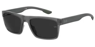 Under Armour Ua Acetech Polarized 63m/m9 Men's Sunglasses Grey Size 58 In Yellow