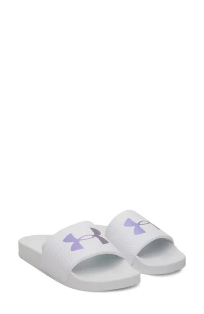 Under Armour Ua Armr Slide Sandal In White