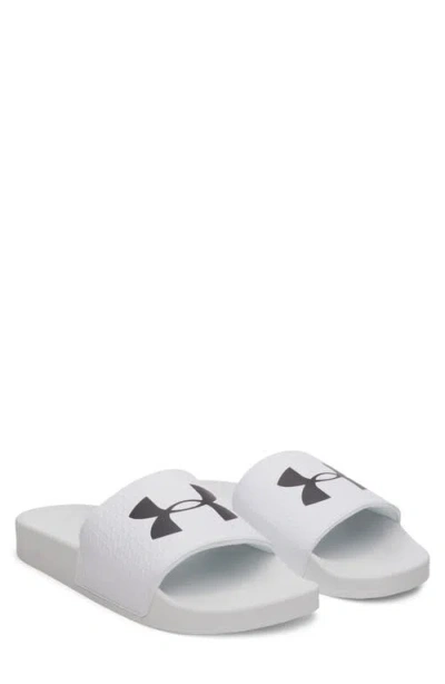 Under Armour Ua Armr Slide Sandal In White