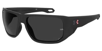 Under Armour Ua Attack 2 Polarized Sze/6c Men's Sunglasses Black Size 63