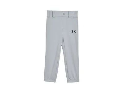 Under Armour Ua Baseball Pants (little Kid/big Kid) Boy's Workout Aluminum: 4 Little Kid 27 In Gray