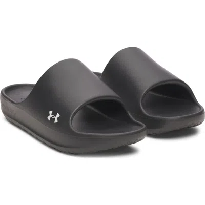Under Armour Ua Charged+ Slide Sandal In Black