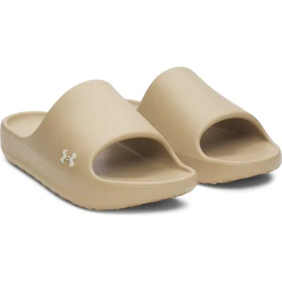Under Armour Ua Charged+ Slide Sandal In Nude
