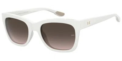 Under Armour Ua Dime Tfe/ha Occhiali Da Sole Bianchi Per Donna In White