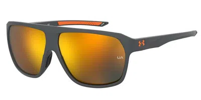 Under Armour Ua Dominate Kb7/50 Men's Sunglasses Grey Size 62 In Gray