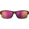 Under Armour Ua Fanatical Ii Oversize Rectangular Sunglasses In Multi