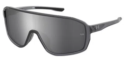 Under Armour Ua Gameday/g Asian Fit 63m/qi Men's Sunglasses Grey Size 99 In Black