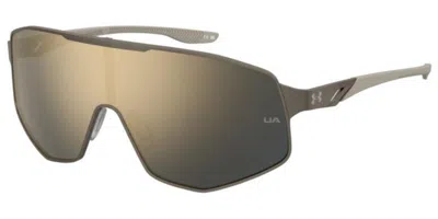 Under Armour Ua Gamedaymtl/g Vestibilità Orientale S05/2b Occhiali Da Sole Grigi Per Uomo In Gray