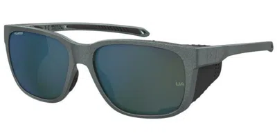 Under Armour Ua Glacial Polarized Bd5/ve Men's Sunglasses Grey Size 58