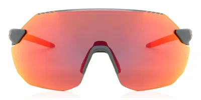 Under Armour Ua Halftime/f Asian Fit 2m8/50 Men's Sunglasses Grey Size 99 In Metallic