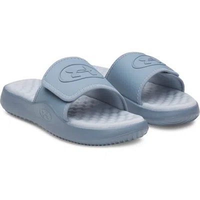 Under Armour Ua Ignite Pro 8 Water Resistant Slide Sandal In Blue