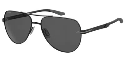 Under Armour Ua Instinct 2/g Vestibilità Orientale Polarized 003/m9 Occhiali Da Sole Neri Per Uomo In Black