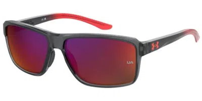 Under Armour Ua Kickoff 268/mi Men's Sunglasses Grey Size 62 In Multi