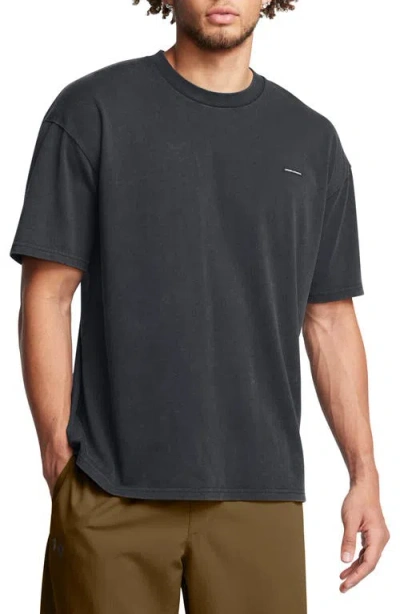 Under Armour Mens  Hw Os Logo T-shirt In Black/white