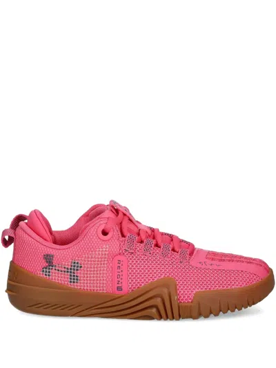 Under Armour Ua Reign 6 Mesh Detail-sneakers In Pink