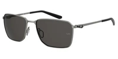 Under Armour Ua Scepter 2/g Asian Fit 6lb/m9 Men's Sunglasses Silver Size 58 In Black