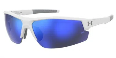 Under Armour Ua Skillz/g Asian Fit Hym/w1 Men's Sunglasses White Size 80