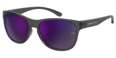 Under Armour Ua Skylar 2 63m/34 Men's Sunglasses Clear Size 56 In Purple