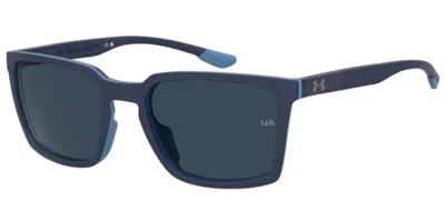 Under Armour Ua Sportate/f Vestibilità Orientale 737/ku Occhiali Da Sole Blu Per Uomo In Blue
