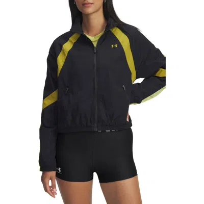 Under Armour Ua Storm Icon Crinkle Performance Jacket In Black