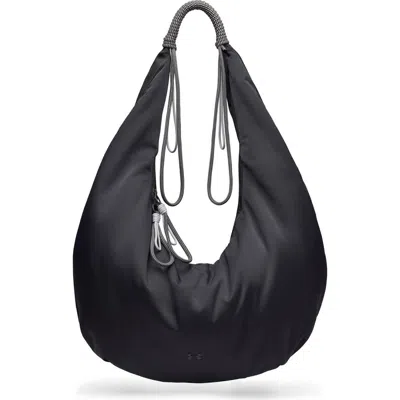 Under Armour Ua Studio Water Resistant Cinch Crescent Gym Bag In Black