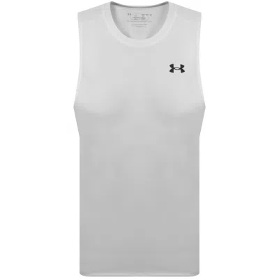 Under Armour Ua Tech Vest White In Red