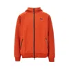 Under Armour Ua Unstoppable Fleece Textured Fullzip Hoodie In Orange