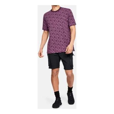 Under Armour Ua Unstoppable Wordmark Tee In Purple
