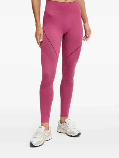 Under Armour Ua Vanish Seamless Panelled Leggings In Pink