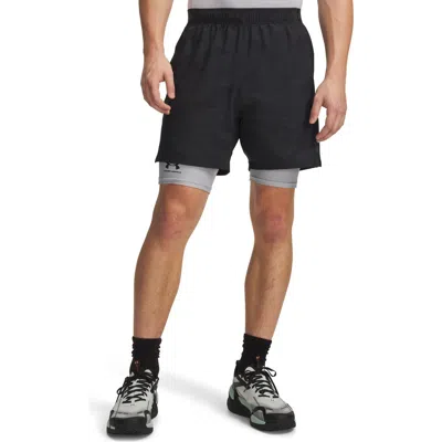 Under Armour Ua Vanish Woven 2.0 6-inch Athletic Shorts In Black