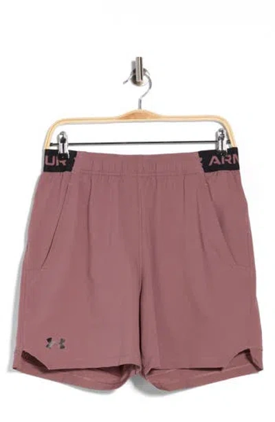 Under Armour Ua Vanish Woven 6-inch Athletic Shorts In Brown