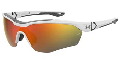 Under Armour Ua Yard Pro 6ht/50 Men's Sunglasses White Size 99 In Multi