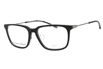 Under Armour Ua5032g Rectangular Plastic Eyeglasses In Black