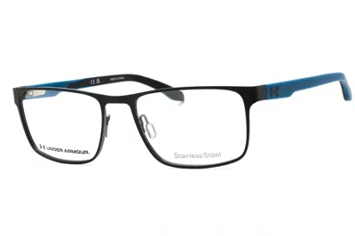 Under Armour Ua5064g Rectangular Metal Eyeglasses In Black